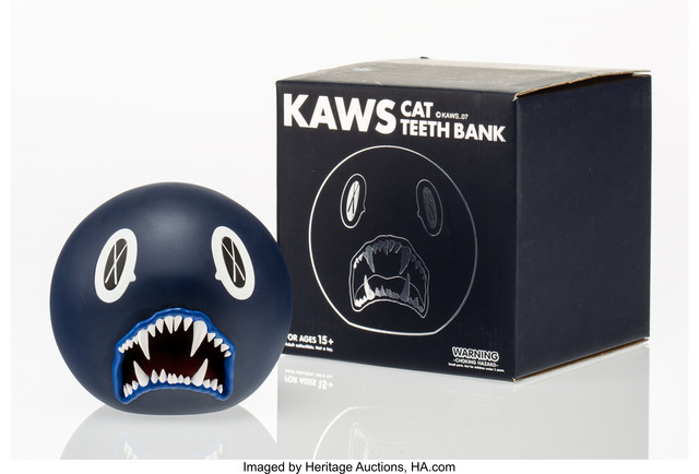 KAWS, ‘Cat Teeth Bank (Navy)’, 2007, Heritage Auctions