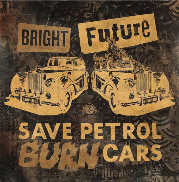 Shepard Fairey, ‘Bright Future (black) 2012’, 2012, Paul Stolper Gallery