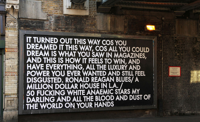 Robert Montgomery, ‘Old Street Billboard 1’, 2012, Mannerheim Gallery