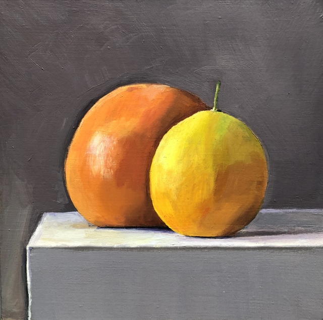 Dan McCleary, ‘Grapefruit and Lemon’, 2017, Painting, Oil on Linen, Laguna Art Museum Benefit Auction