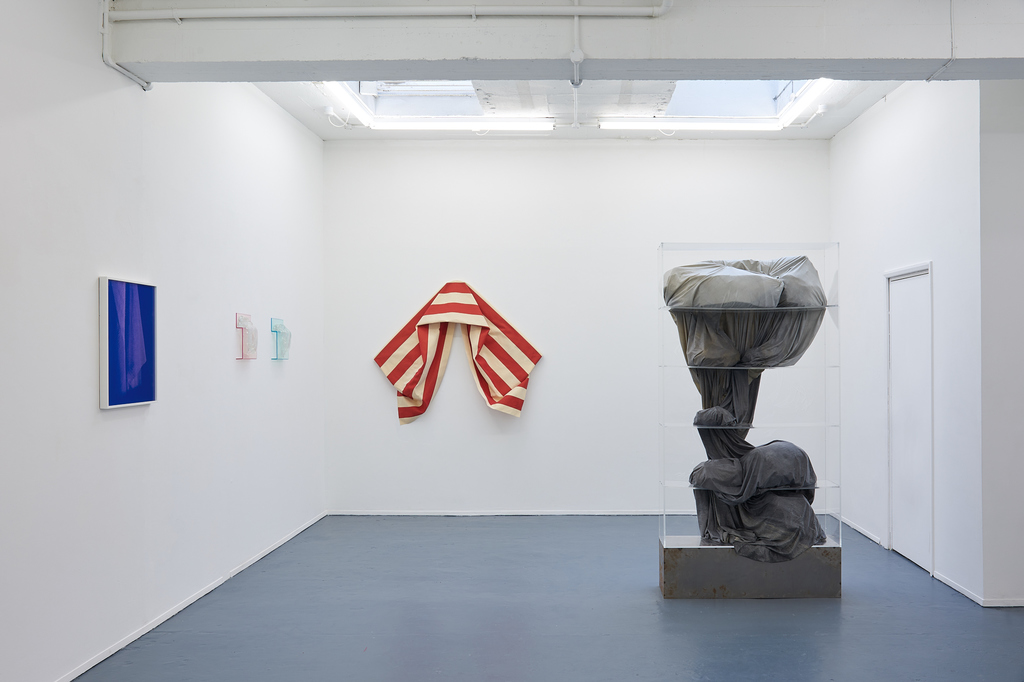 Installation views, As a butterfly folded in a caterpillar that will soon unfold, 2019, Nicoletti Contemporary, London, Photographs by Theo Christelis Installation views, As a butterfly folded in a caterpillar that will soon unfold, 2019, Nicoletti Contemporary, London, Photographs by Theo Christelis