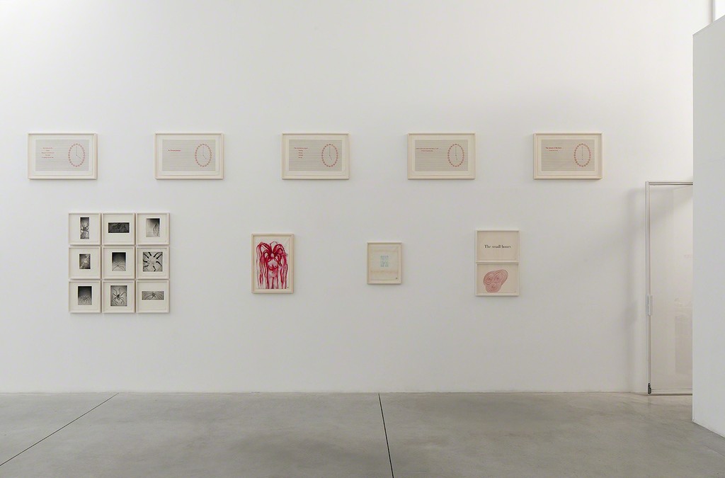 Installation view of Louise Bourgeois: Pink Days / Blue Days at Gordon Gallery in Tel Aviv (5Sept17-28Oct17).
© The Easton Foundation, Licensed by VAGA, NY,
Photo: Elad Sarig Installation view of Louise Bourgeois: Pink Days / Blue Days at Gordon Gallery in Tel Aviv (5Sept17-28Oct17).
© The Easton Foundation, Licensed by VAGA, NY,
Photo: Elad Sarig