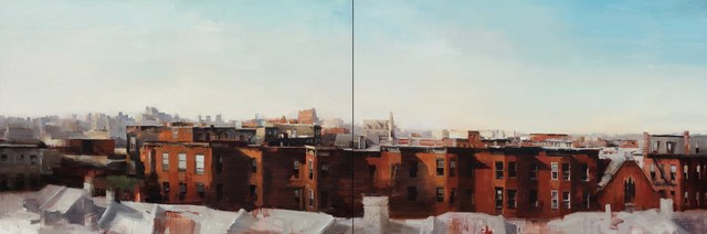 Kim Cogan, ‘Brooklyn Summertime (Diptych)’, 2016, Gallery Henoch