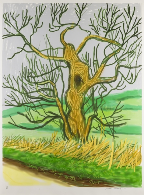 David Hockney, ‘The Arrival of Spring in Woldgate, East Yorkshire in 2011 (Twenty-Eleven) - 22 March 2011’, 2011, Forum Auctions