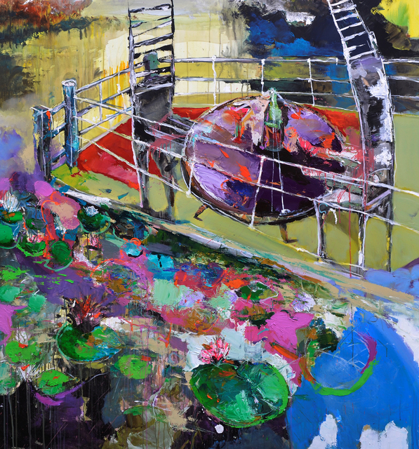 Frank David Valdés, ‘Two or three things I know about her’, 2019, Painting, Mixed media on canvas, ArteMorfosis - Cuban Art Platform