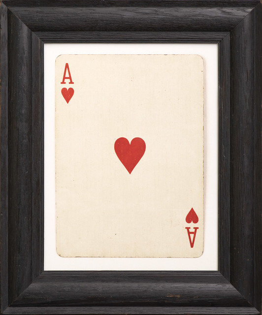 Jefferson Hayman, ‘Ace of Hearts’, 2019, Photography, Pigment print in vintage frame, ARCADIA CONTEMPORARY
