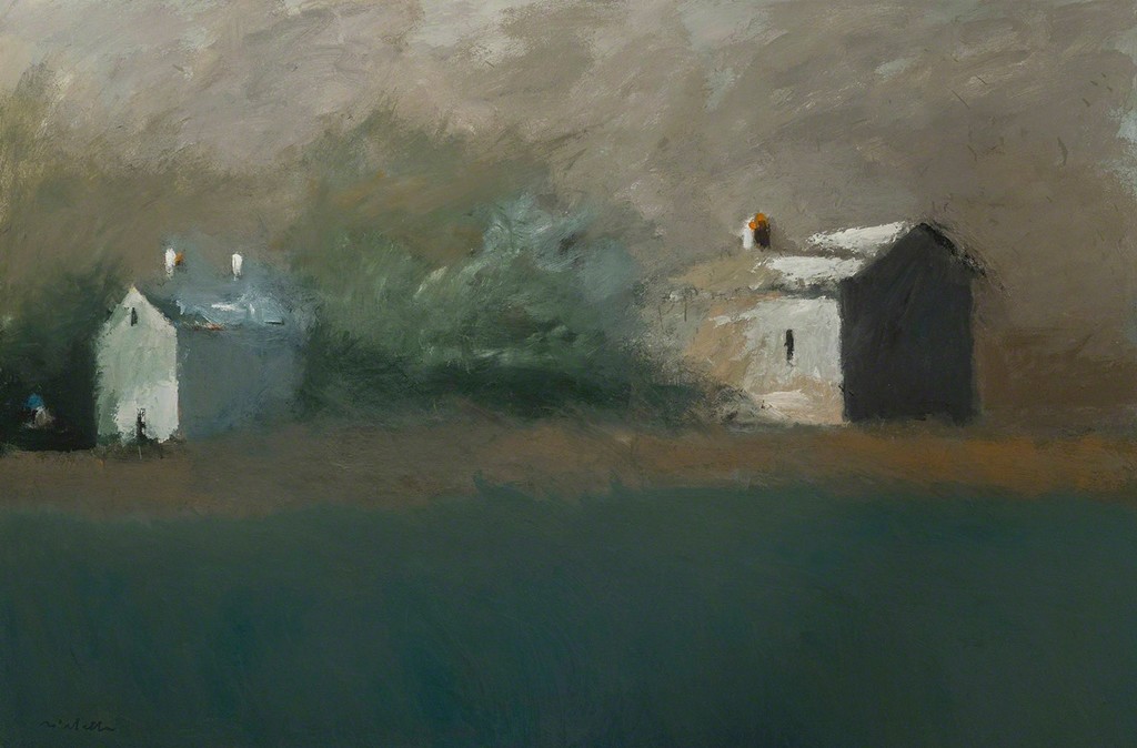 Victor Mirabelli, Nestled in Turquoise, oil on canvas Victor Mirabelli, Nestled in Turquoise, oil on canvas