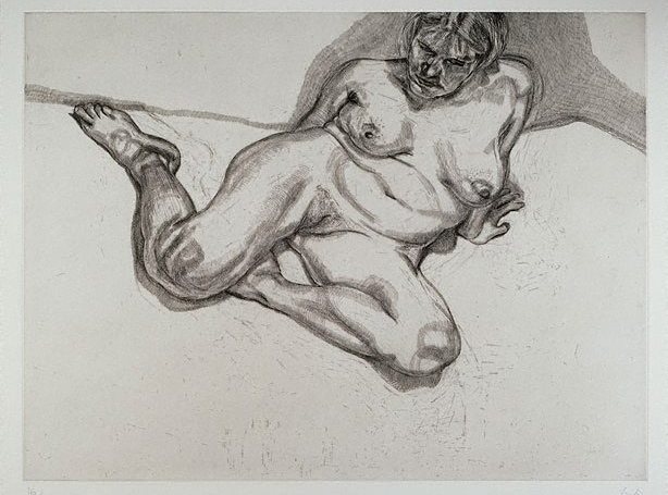 Lucian Freud, ‘Girl Sitting’, 1987, Print, Etching, Nicholas Gallery