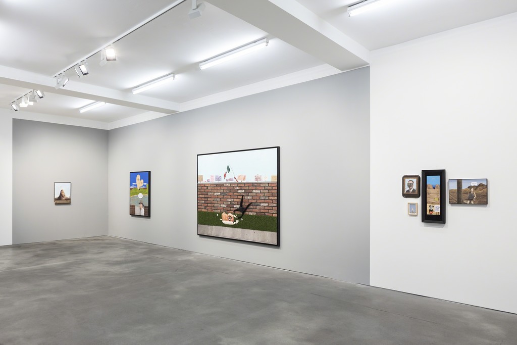 Installation view, Llyn Foulkes 'Transfiguration', Sprüth Magers, Berlin, September 16 - December 22, 2017; Photography by Timo Ohler Installation view, Llyn Foulkes 'Transfiguration', Sprüth Magers, Berlin, September 16 - December 22, 2017; Photography by Timo Ohler