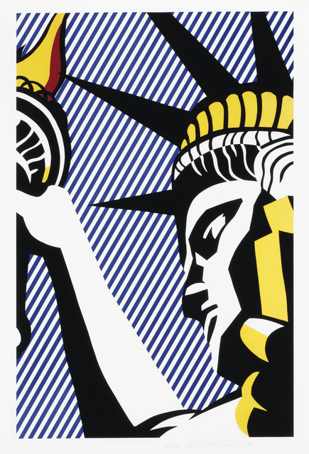Roy Lichtenstein, ‘I Love Liberty’, 1982, Print, Screenprint in colors on Arches 88 paper, OSME Fine Art
