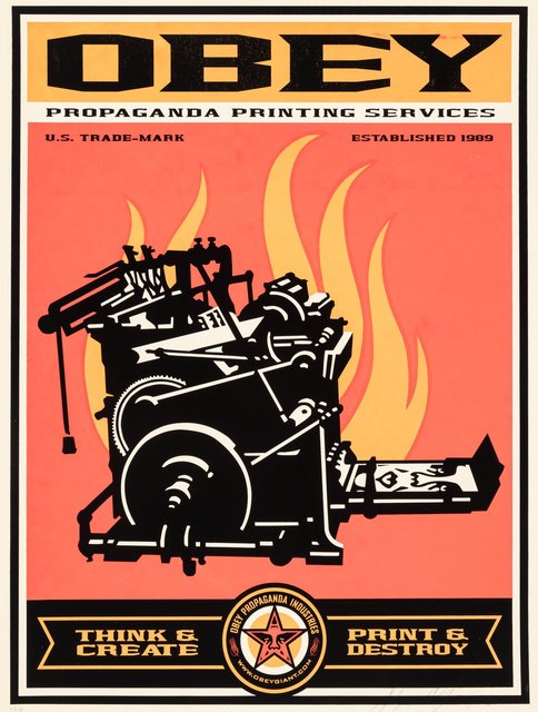 Shepard Fairey, ‘Print and Destroy’, 2000, Heritage Auctions
