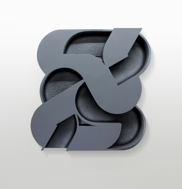 Amir Nikravan, ‘Mechanism (Cool Grey)’, 2019, Sculpture, Acrylic on canvas over plaster and wood, Vigo Gallery