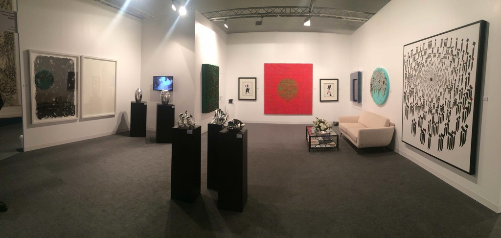 Panorama shot of Booth B14 at Abu Dhabi Art 2015 Panorama shot of Booth B14 at Abu Dhabi Art 2015