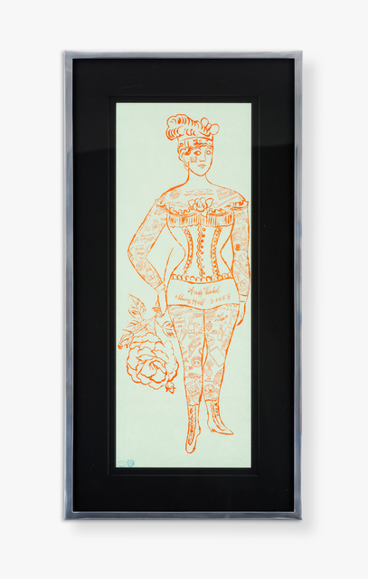 Andy Warhol, ‘Tattooed Woman Holding a Rose’, Halcyon Gallery