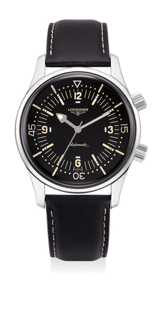 Longines, ‘A fine stainless steel diver’s wristwatch with inner rotating bezel, warranty and presentation box’, Circa 2014, Phillips