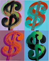 Andy Warhol - $ (Quadrant) (see F. & S. 283)