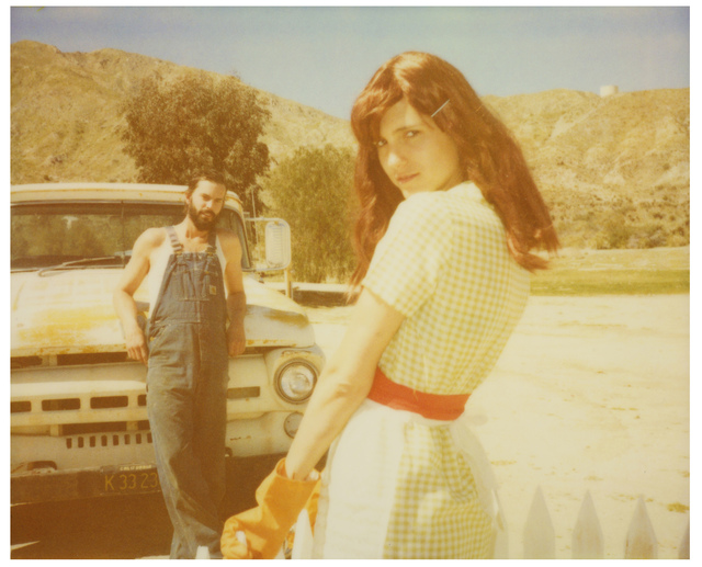 Stefanie Schneider, ‘The Girl and the Garbage Man’, 2013, Photography, Digital C-Print based on a Polaroid, not mounted, Instantdreams