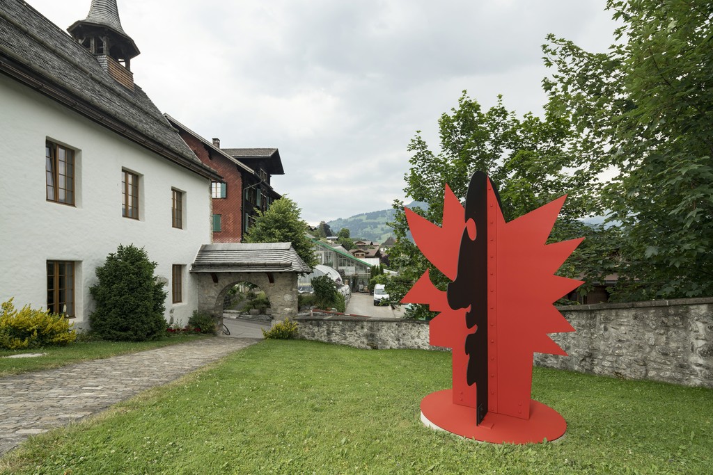 Alexander Calder, ‘A Two-Faced Guy’ (1969)
Installation view, Church Saanen, Gstaad, Switzerland, 2016
© 2016 Calder Foundation, New York / DACS London
Courtesy Calder Foundation, New York / Art Resource,
New York and Hauser & Wirth
Photo: Jon Etter Alexander Calder, ‘A Two-Faced Guy’ (1969)
Installation view, Church Saanen, Gstaad, Switzerland, 2016
© 2016 Calder Foundation, New York / DACS London
Courtesy Calder Foundation, New York / Art Resource,
New York and Hauser & Wirth
Photo: Jon Etter