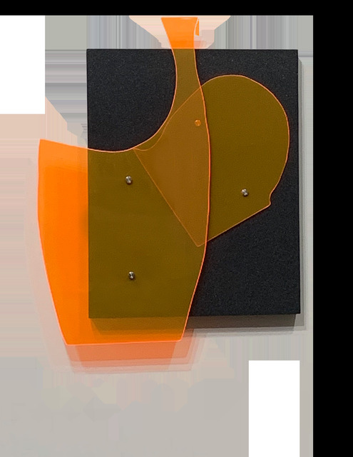 Curtis Taylor, ‘Wall Panels’, 2019, Sculpture, Grip tape, fluorescent acrylic, aluminum standoffs on wood panel, Dab Art