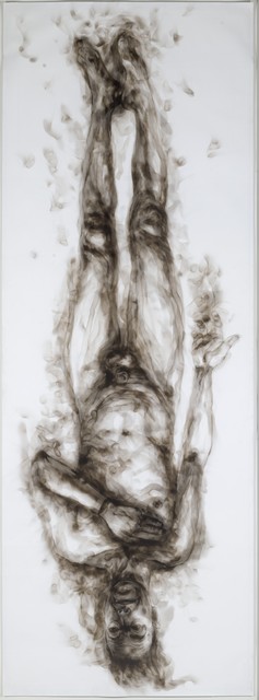 Diane Victor, ‘The Fall 2’, 2018, Drawing, Collage or other Work on Paper, Smoke on paper, Goodman Gallery