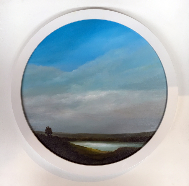 Ahzad Bogosian, ‘Looking North Above the River’, 2018, Painting, Oil and acrylic on canvas, Duane Reed Gallery