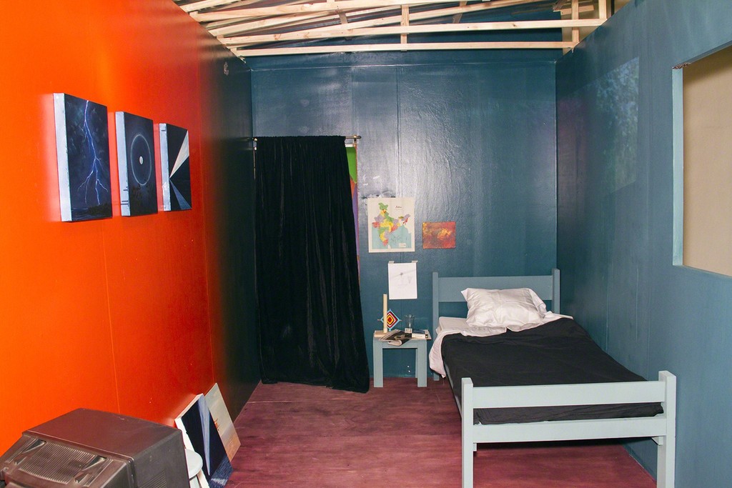 Installation view of "Tótem" (2015). Courtesy of Museo Universitario del Chopo, Mexico City Installation view of "Tótem" (2015). Courtesy of Museo Universitario del Chopo, Mexico City