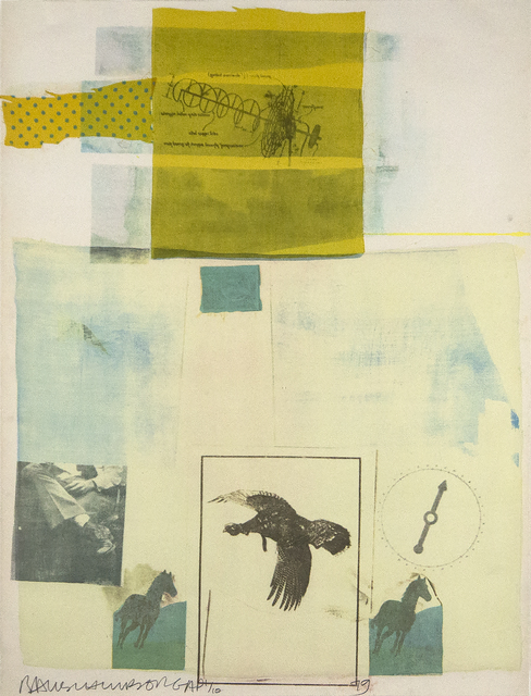 Robert Rauschenberg, ‘Why You Can't Tell #1, from portfolio of nine prints’, 1979, Heather James Fine Art Gallery Auction
