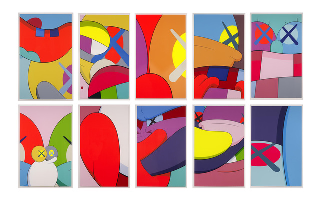 KAWS, ‘No Reply (portfolio of 10)’, 2015, DELAHUNTY