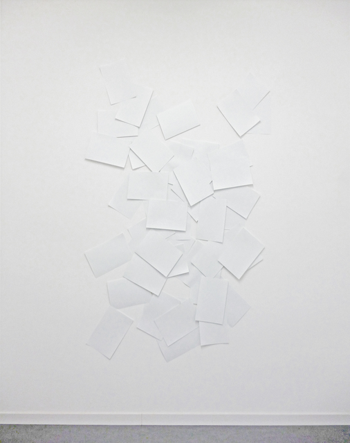 Geoff and Eilidh Lucas, ‘One to Fifty-Two (red)’, 2017, Painting, 52 sheets of paper, Alfa Gallery