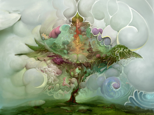 Burton Gray, ‘Tree of Life’, 21st century, Print, Digital painting, bG Gallery