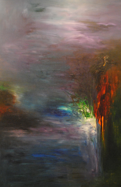 MD Tokon, ‘The Evening we met’, 2016, Painting, Acrylic on Canvas, Isabella Garrucho Fine Art