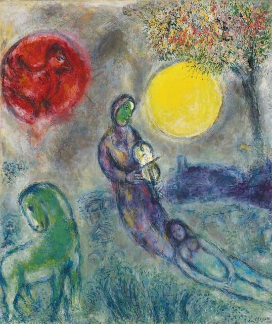 Marc Chagall, ‘Le Violoniste sous la Lune’, 1975, David Benrimon Fine Art