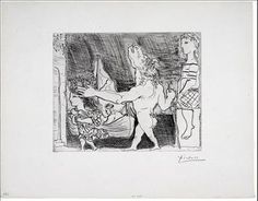 Pablo Picasso, ‘Minotour aveugle guide par une fillette, II’, 1934, Print, Etching, Marlborough New York