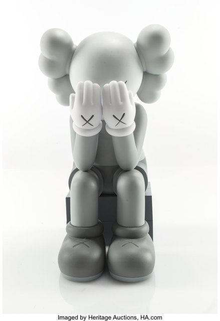 KAWS, ‘Passing Through Companion (Grey)’, 2013, Sculpture, Painted cast vinyl, Heritage Auctions