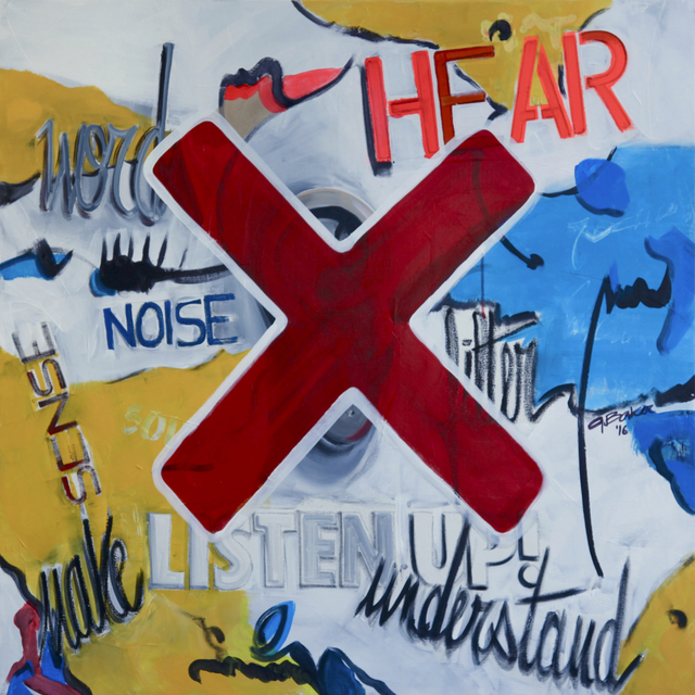 Ghazi Baker, ‘Listen Up’, 2016, Mark Hachem Gallery