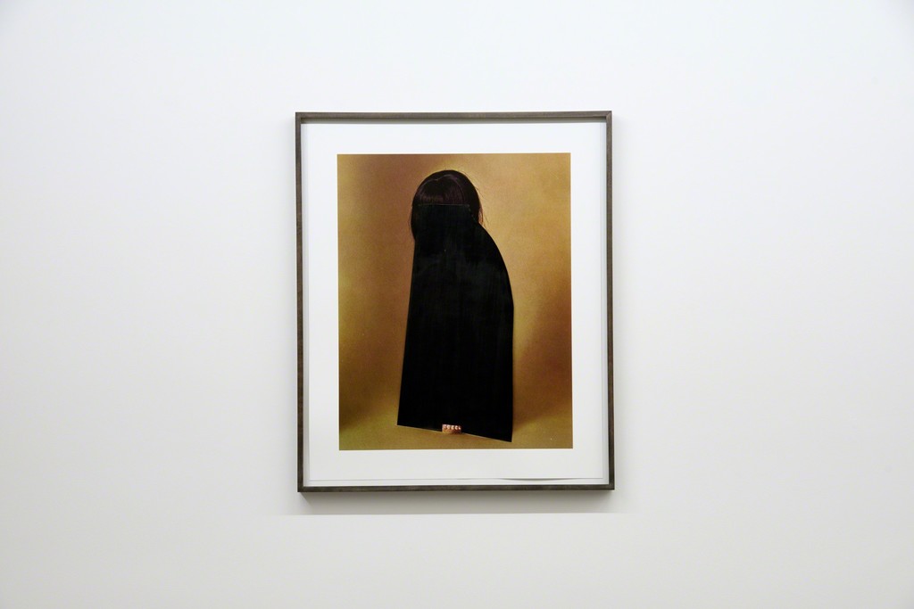 Untitled (Girl with black veil) 2016 / 47 x 60 cm / framed 76,4 x 63,7 cm Untitled (Girl with black veil) 2016 / 47 x 60 cm / framed 76,4 x 63,7 cm
