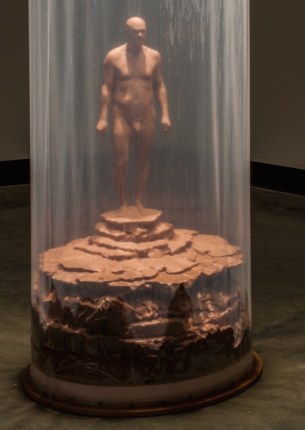 Walter McConnell monumental wet clay installation on view at the Katzen Arts Center. Walter McConnell monumental wet clay installation on view at the Katzen Arts Center.