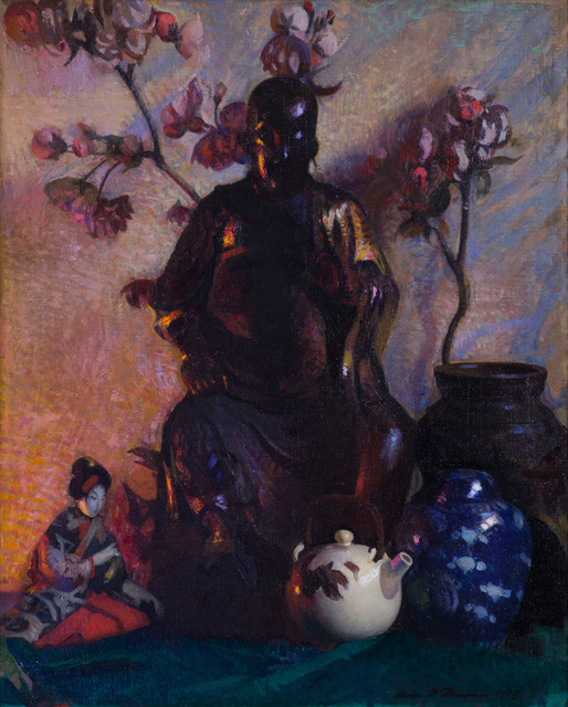 Leslie Prince Thompson, ‘Still Life – Buddha ’, 1918, Painting, Oil on canvas, Vose Galleries