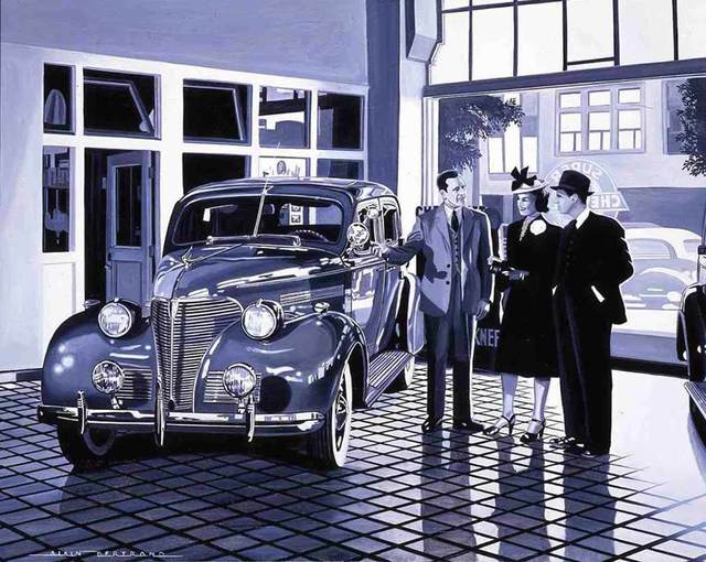 Alain Bertrand, ‘Car Dealer’, Catto Gallery