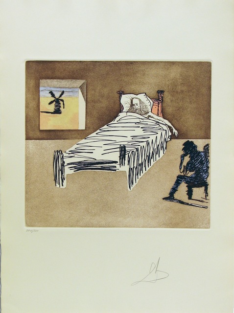 Salvador Dalí, ‘Don Quixote Man Of La Mancha - Le Legacy’, 1980, Print, Etching Aquatint on Japon Paper, Gregg Shienbaum Fine Art