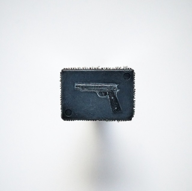 Yuri Zupancic, ‘Colt .00045’, 2018, Painting, Oil Painting on Microchip, Gonzo Gallery
