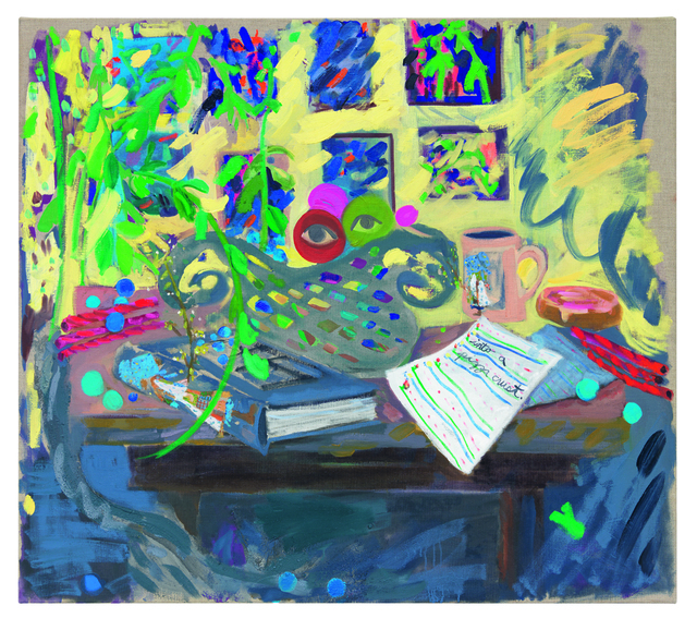 Laura Owens, ‘Untitled’, Mixed Media, MOCA