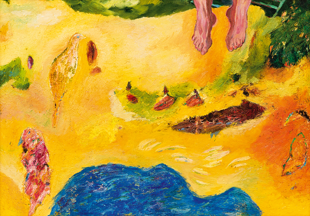 Diana Hyslop, ‘Abstract with Bird and Pair of Feet’, Strauss & Co