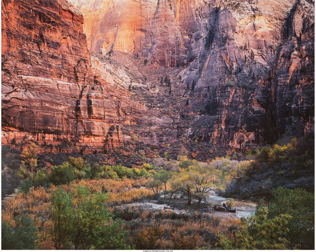 Christopher Burkett, ‘Twilight, Virgin River and Zion Canyon, Utah’, 1987, Heritage Auctions