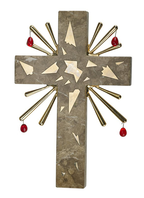 Salvador Dalí, ‘CRUCIFIXION (BEIGE)’, 1980, Sculpture, MARBLE, Gallery Art