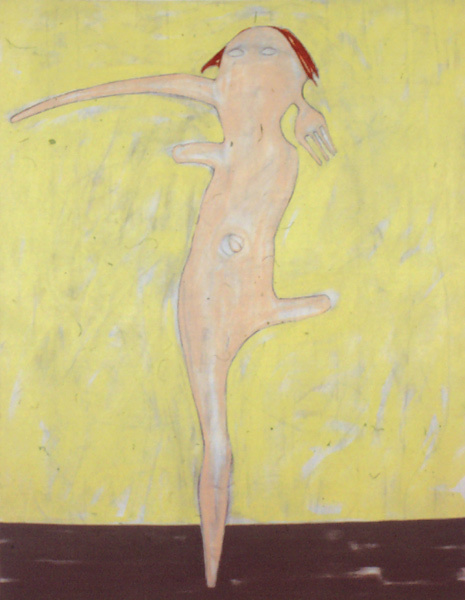 Nicola Tyson, ‘Self Portrait Dancing’, 2000, Painting, Acrylic on linen, Petzel Gallery