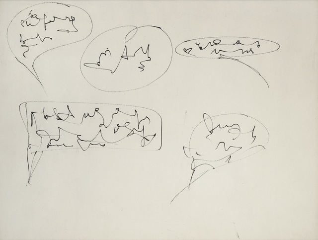 Gil J. Wolman, ‘La bande à Canson’, 1962, Galerie Natalie Seroussi