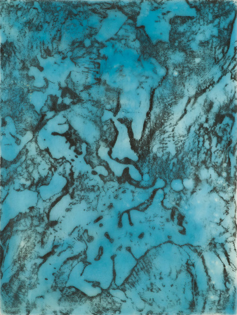Elise Wagner, ‘Glacier Chart 4’, 2017, Painting, Graphite, encaustic, oil on panel, The Painting Center