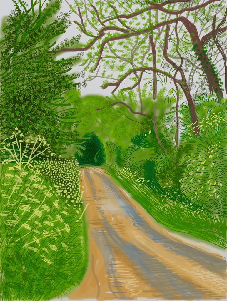 David Hockney - The Arrival of Spring in Woldgate, East Yorkshire in 2011 (twenty eleven) - 16 May