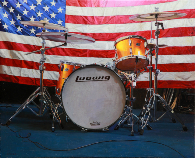 Greg Gandy, ‘Brett's Drums’, 2015, Painting, Oil, Gallery 1261